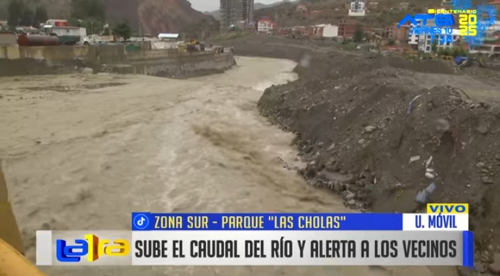 Lluvias afectan las cuencas de los ríos Huayñajahuira y Jillusaya en La Paz