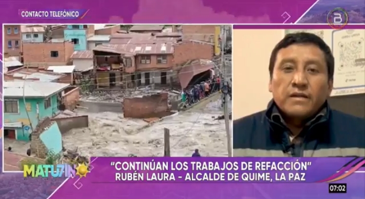 Baja caudal del río Quime en un 50% tras intensas lluvias que dejaron familias damnificadas