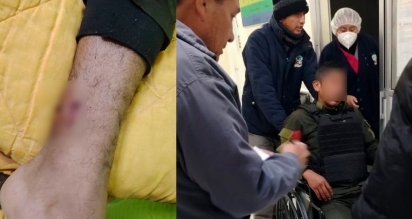 Policías heridos en emboscada están fuera de peligro, dos están internados y uno fue dado de alta