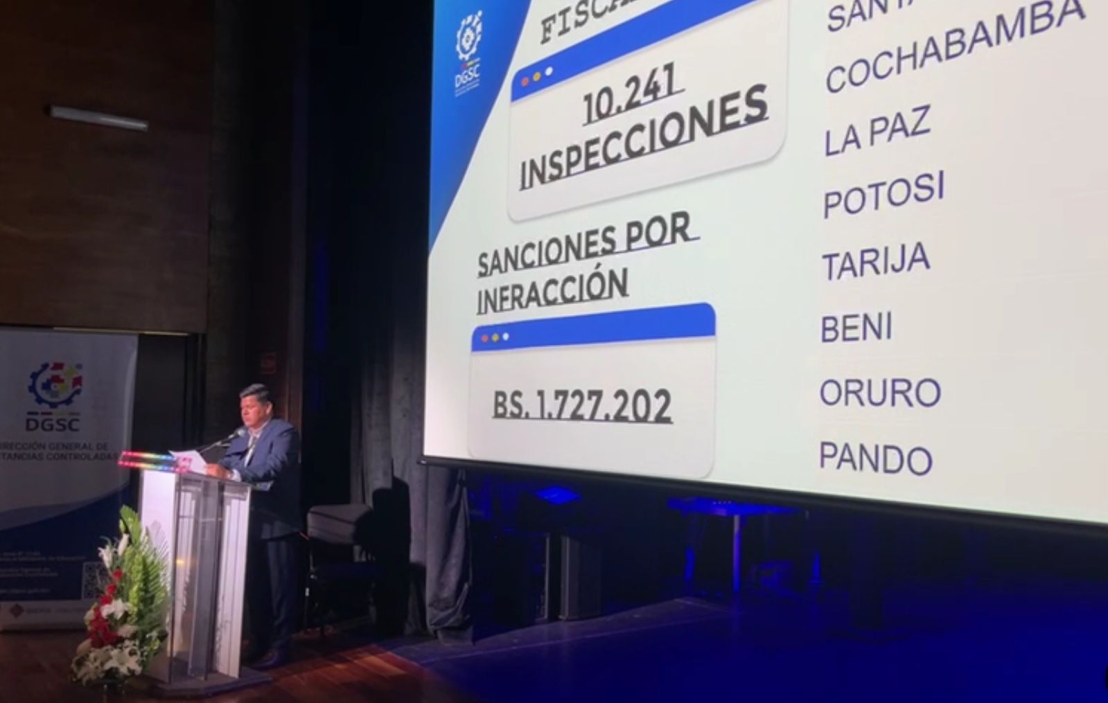 En 2024 se secuestraron 716.169 kilogramos de sustancias químicas controladas, el 66,7% en Cochabamba
