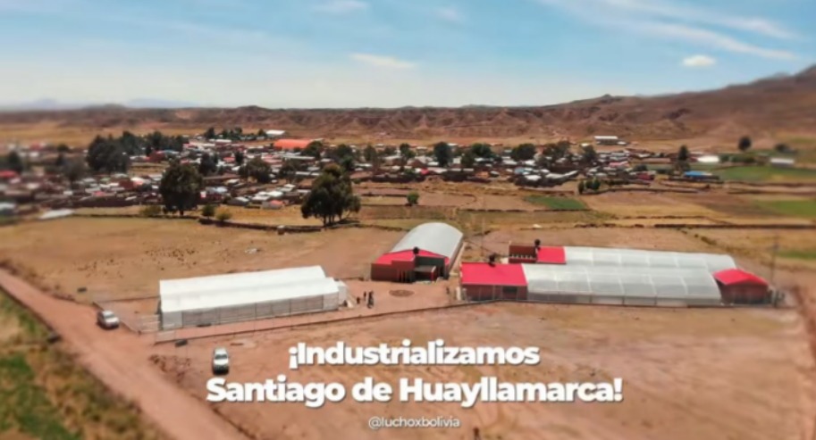 Construcción del Centro de Producción de Forraje Verde Hidropónico en Oruro supera 90% de avance