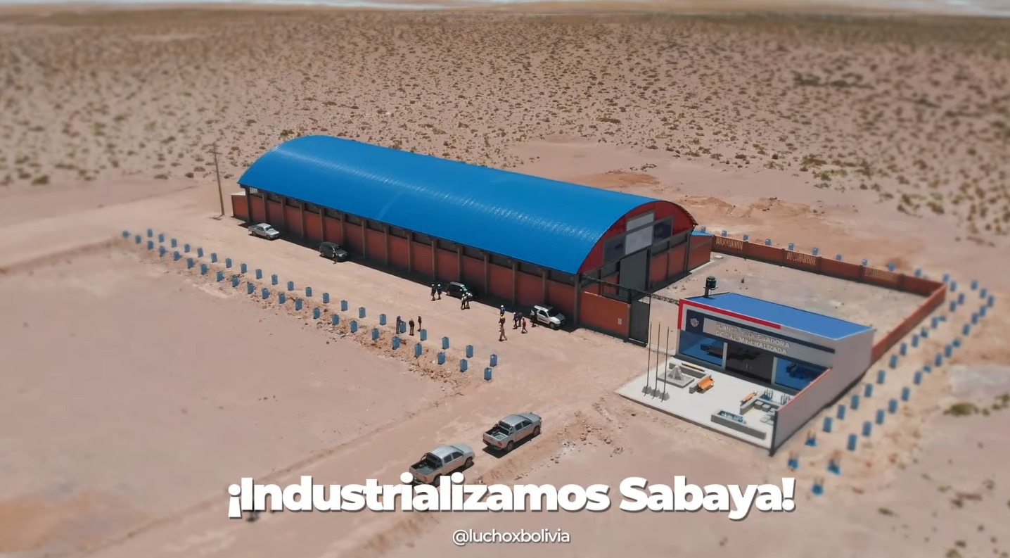 Planta de Sal Mineralizada en Sabaya avanza al 92% para impulsar desarrollo ganadero en Oruro