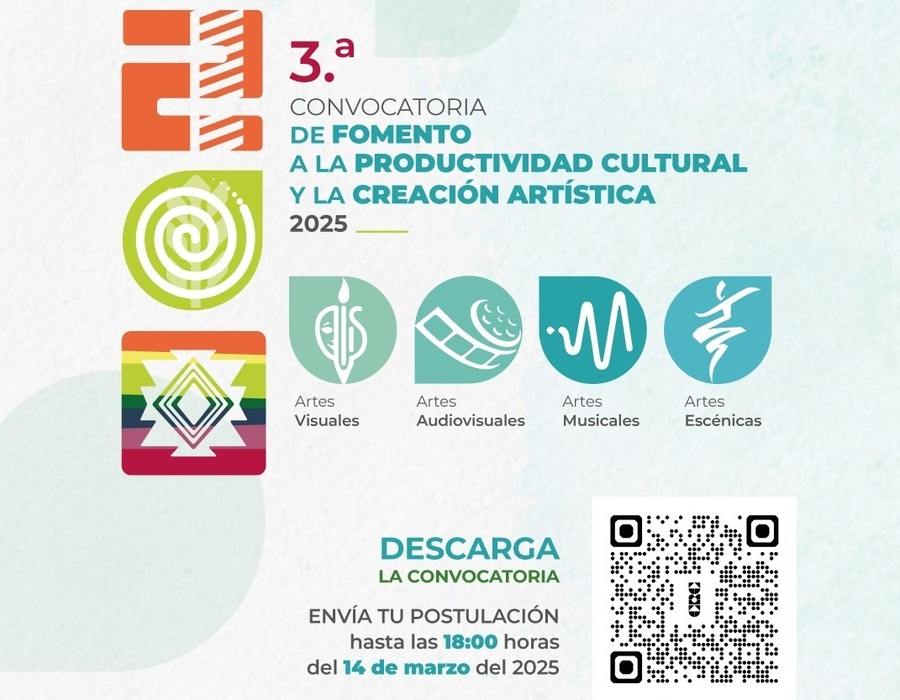 Lanzan convocatorias para que artistas y gestores culturales participen en dos concursos