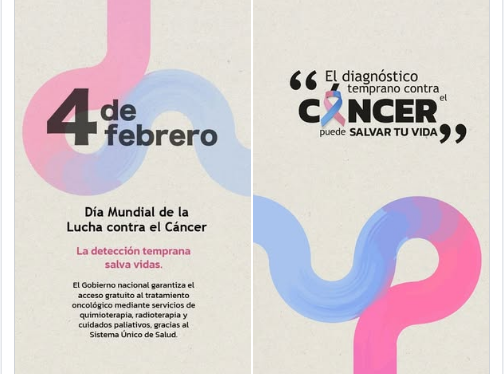 Recuerdan la importancia de la prevención y atención temprana en el Día Mundial contra el Cáncer