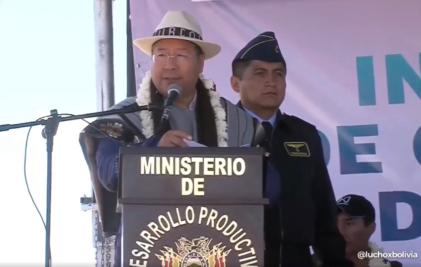 Arce: Gobierno cumple su palabra de industrializar Oruro, y demuestra eficiencia y voluntad política