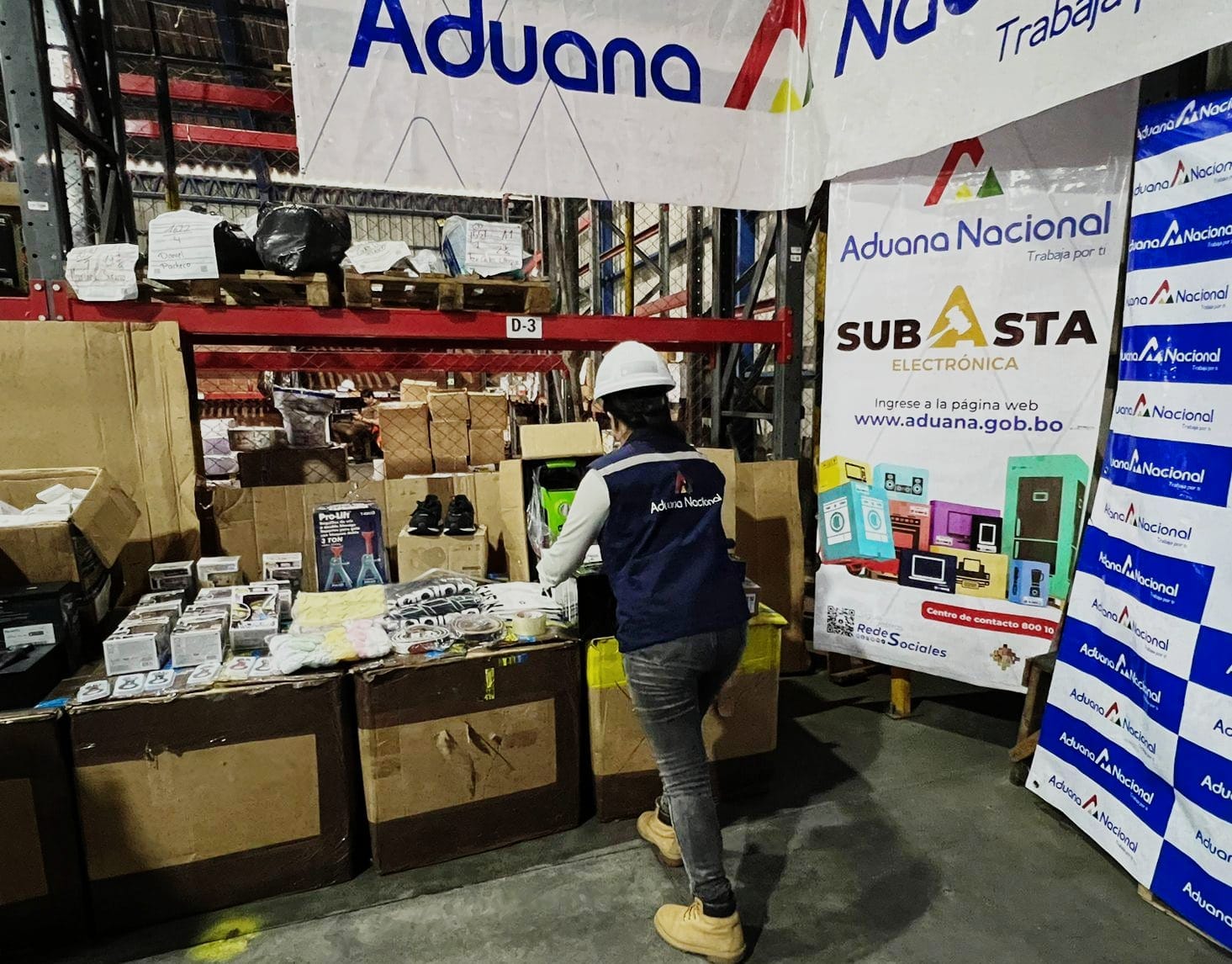 Aduana subastará al menos 800 toneladas de mercancías por vía electrónica 