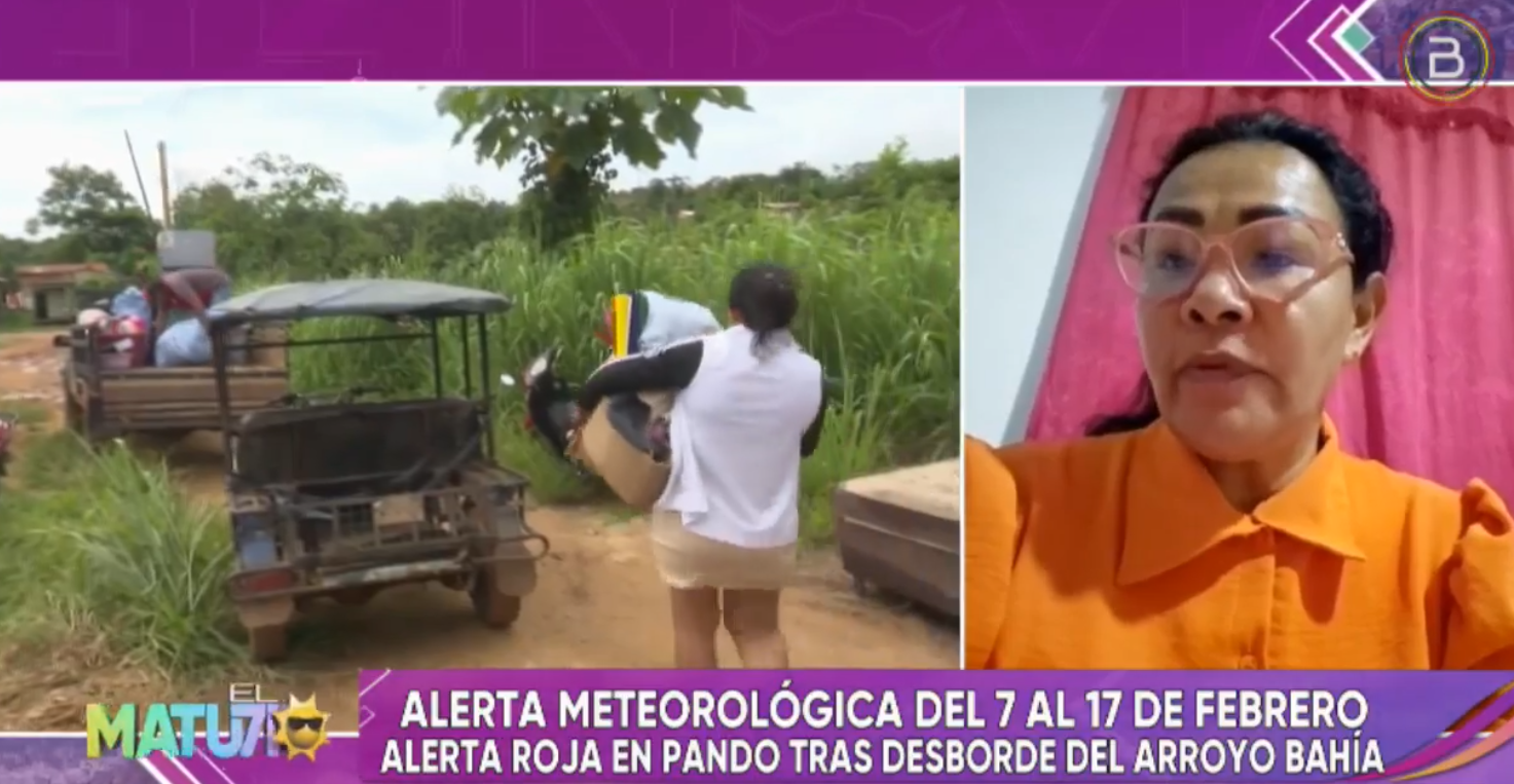 Toman precauciones ante alerta meteorológica del 7 al 17 de febrero en Pando