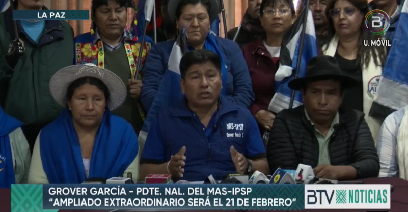 Ampliado del MAS se traslada para el 21 de febrero en el Coliseo “Héroes de Octubre” de El Alto con miras a las elecciones generales 