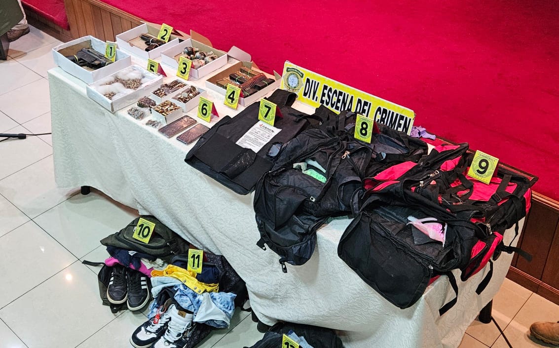 Tres integrantes del Tren de Aragua fueron condenados a 15 años de cárcel, portaban armas de grueso calibre