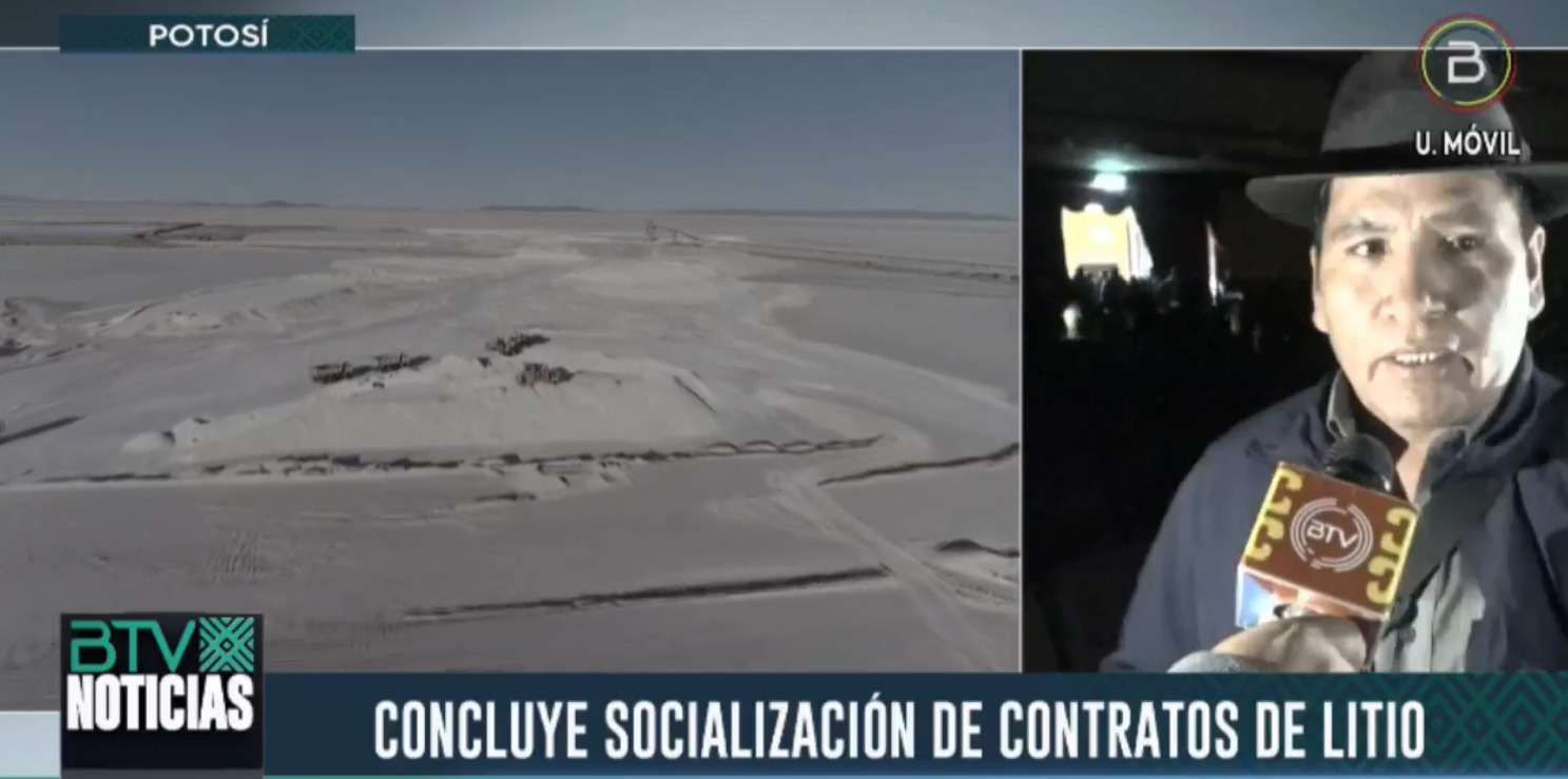 Grupo vinculado a Comcipo interrumpe socialización del contrato de litio y evita se conozca las conclusiones