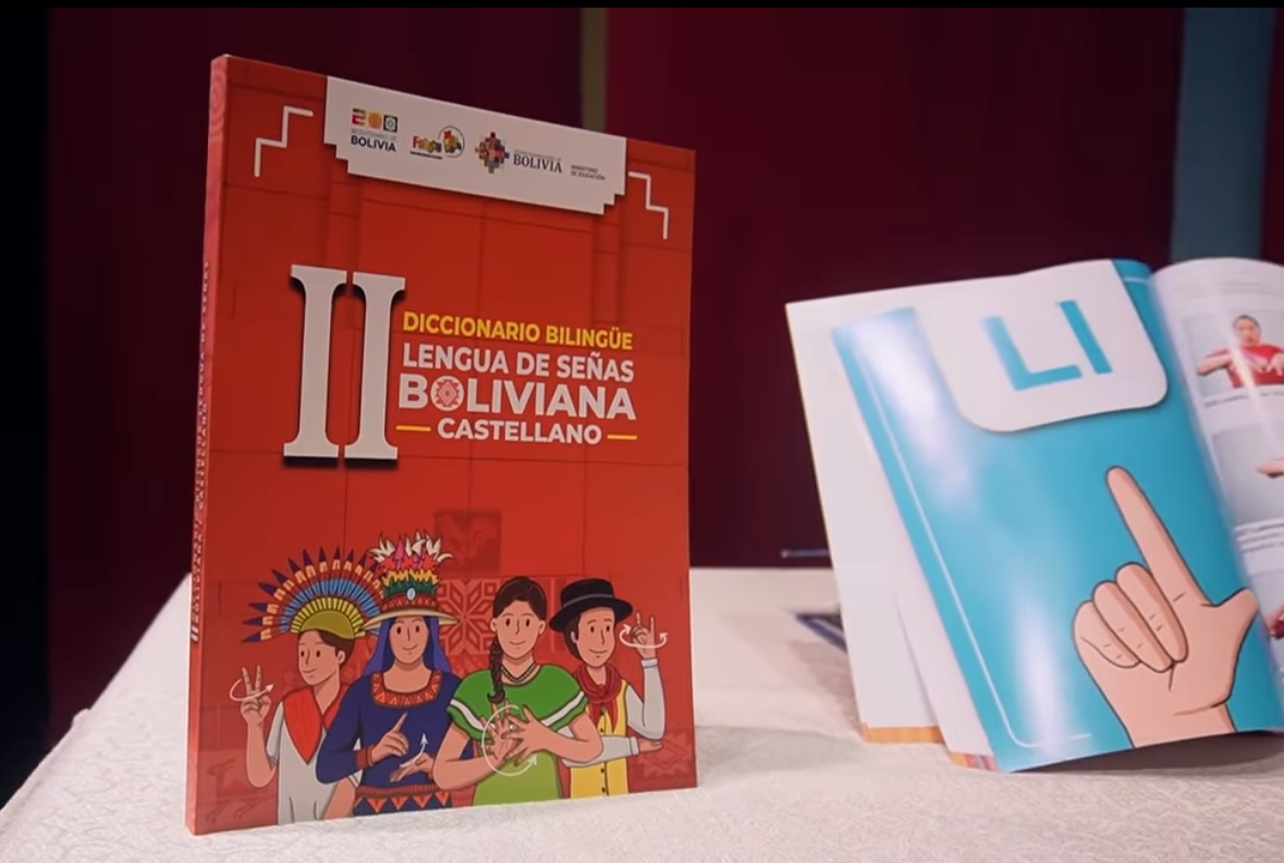 Segundo Diccionario de lengua de señas será distribuido gratuitamente en unidades educativas de Pando