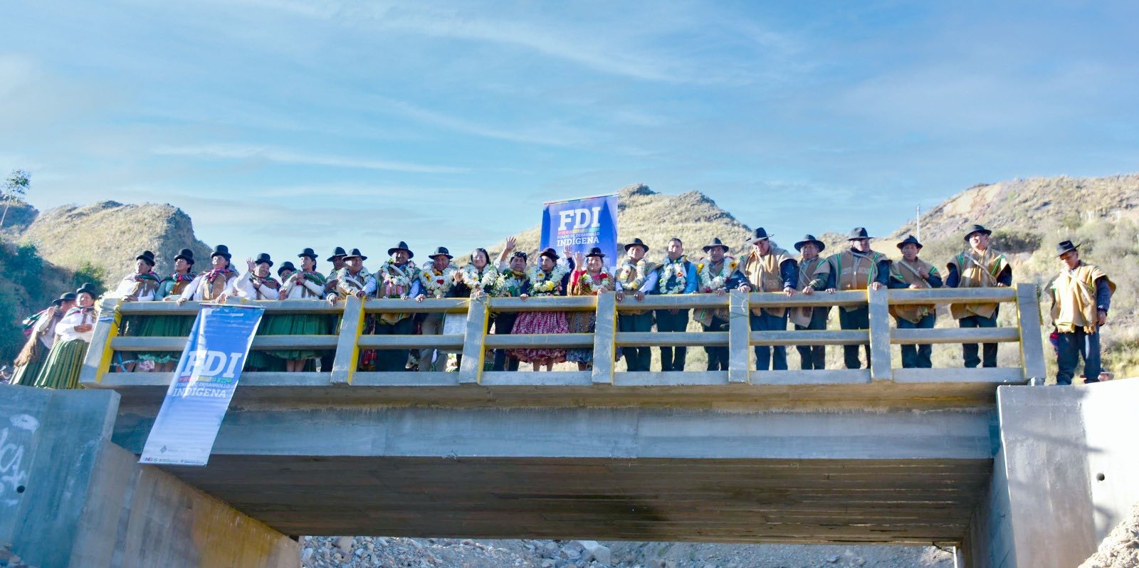Más de 60 puentes vehiculares con Bs 84,5 millones de inversión fueron inaugurados en La Paz 
