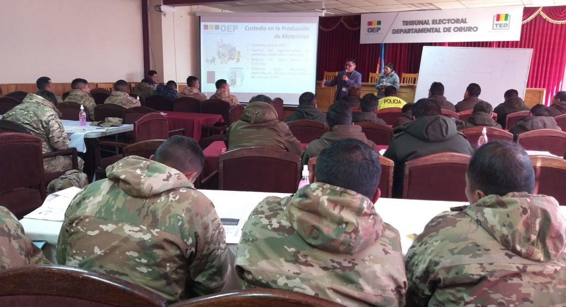 OEP hará monitoreo en línea del traslado del material electoral a los centros de votación