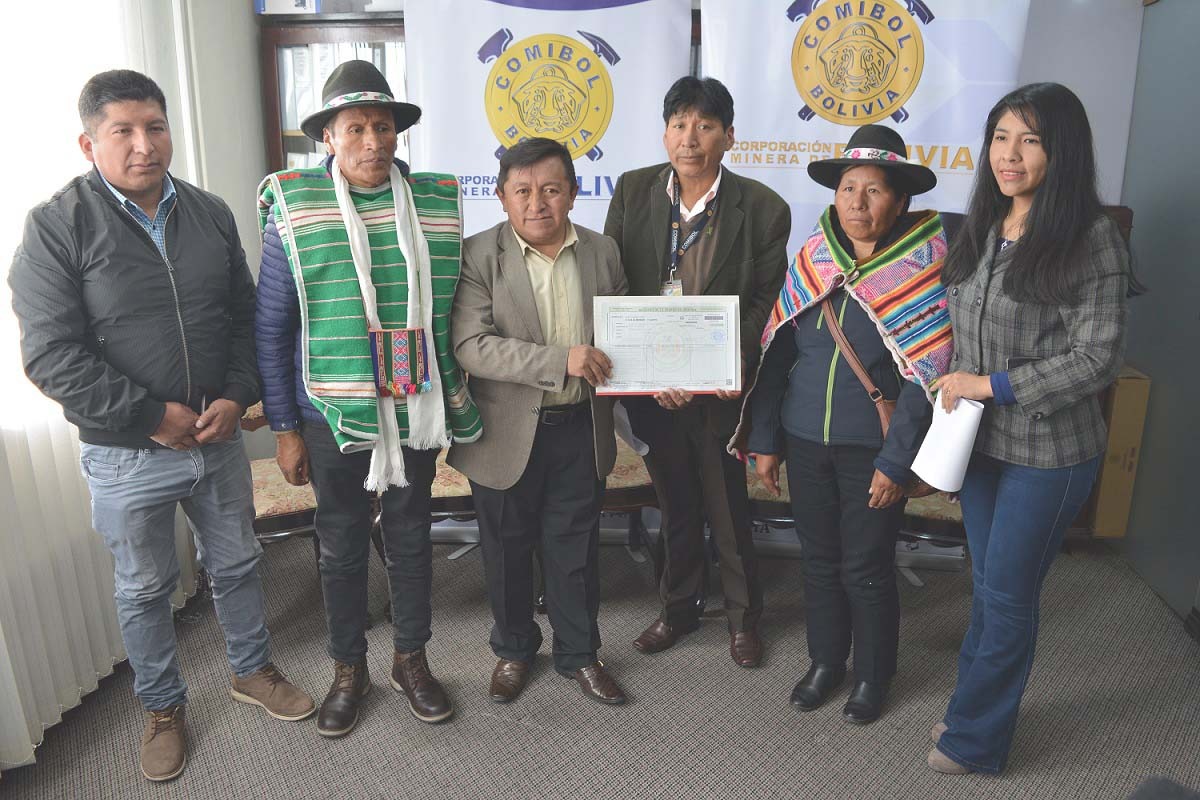 Entregan a Comibol el Folio Real para la construcción de la Refinadora de Zinc en Potosí