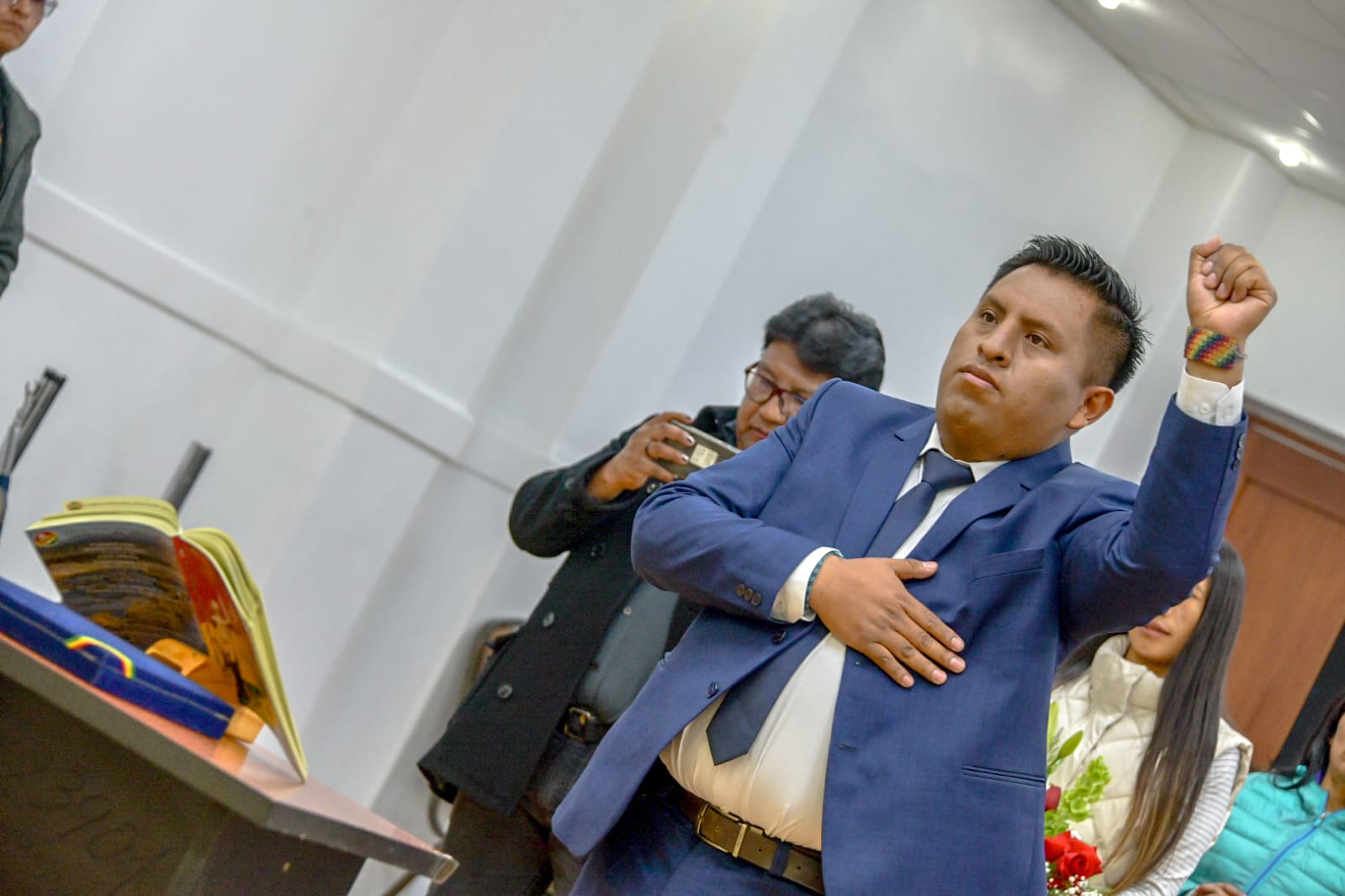 Wilber Laura asume como director de la Lotería Nacional