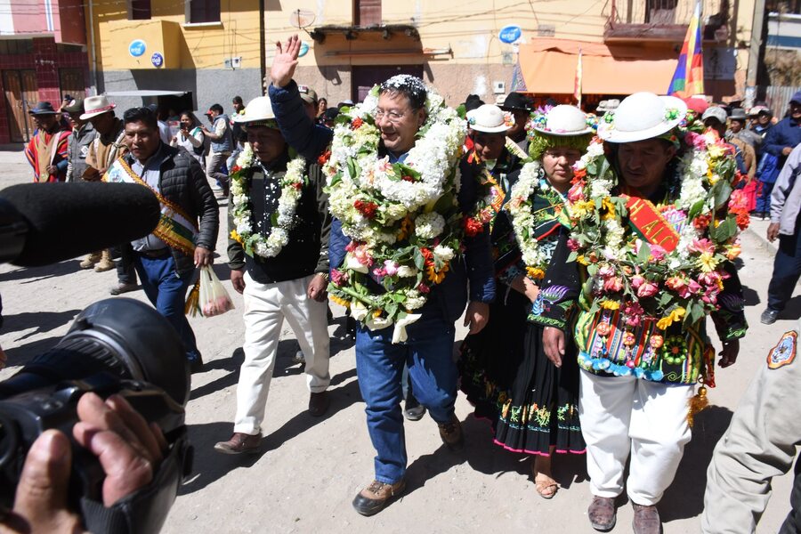 Entregan la Casa Grande, sistema de agua e inician obras de un centro productivo con más de Bs 7,7 millones en Charazani