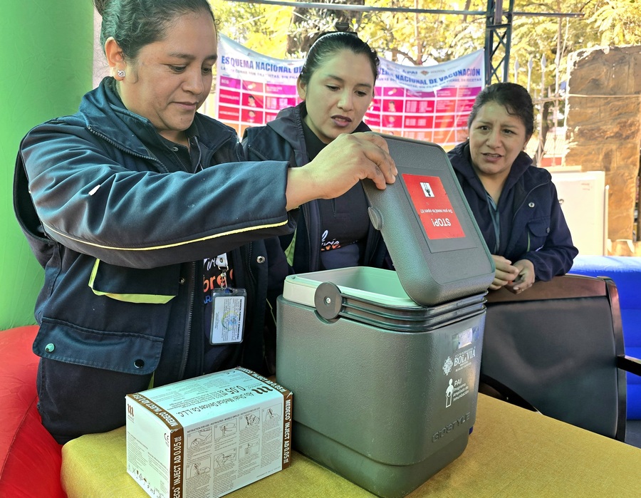 Gobierno entrega 108.480 dosis contra el sarampión a Cochabamba