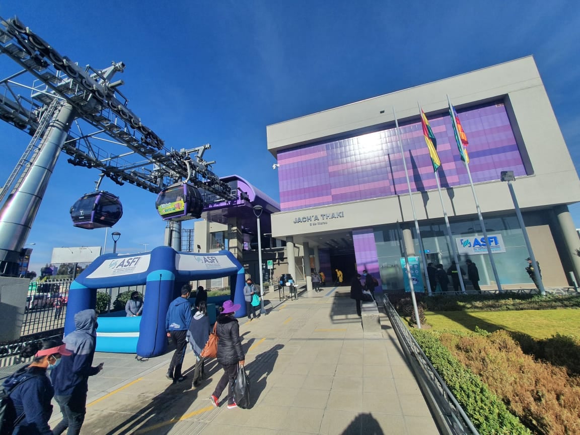 Línea Morada del Teleférico estará en mantenimiento del 25 al 30 de julio