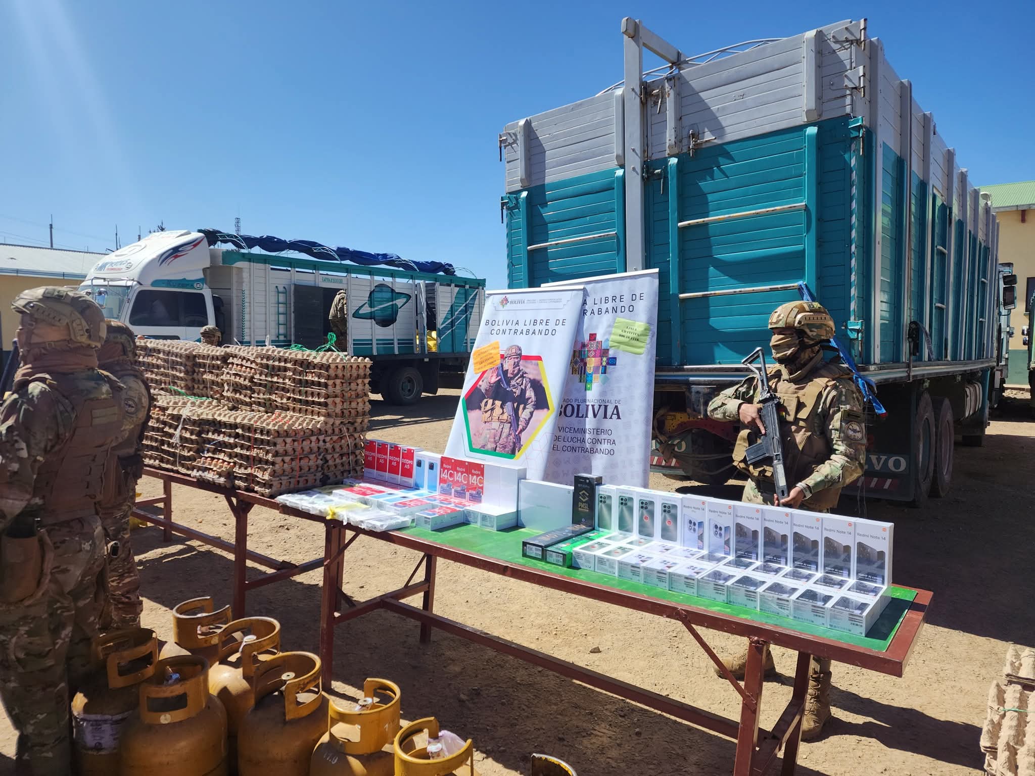 Afectan en más de Bs 78 millones al contrabando y al contrabando a la inversa en el primer semestre de 2025 