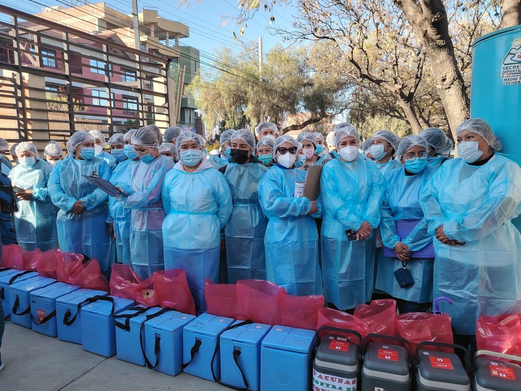 Arranca jornada de vacunación contra el sarampión en Cochabamba con el desplazamiento de más de 1.000 brigadas médicas