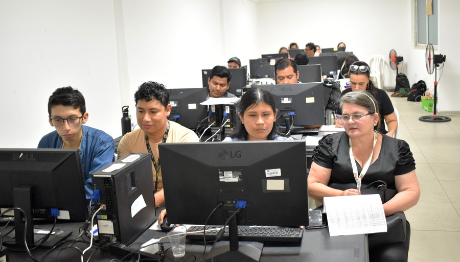 Simulacro nacional del Sirepre logra transmisión del 64% de actas con solo el 50% del personal operativo