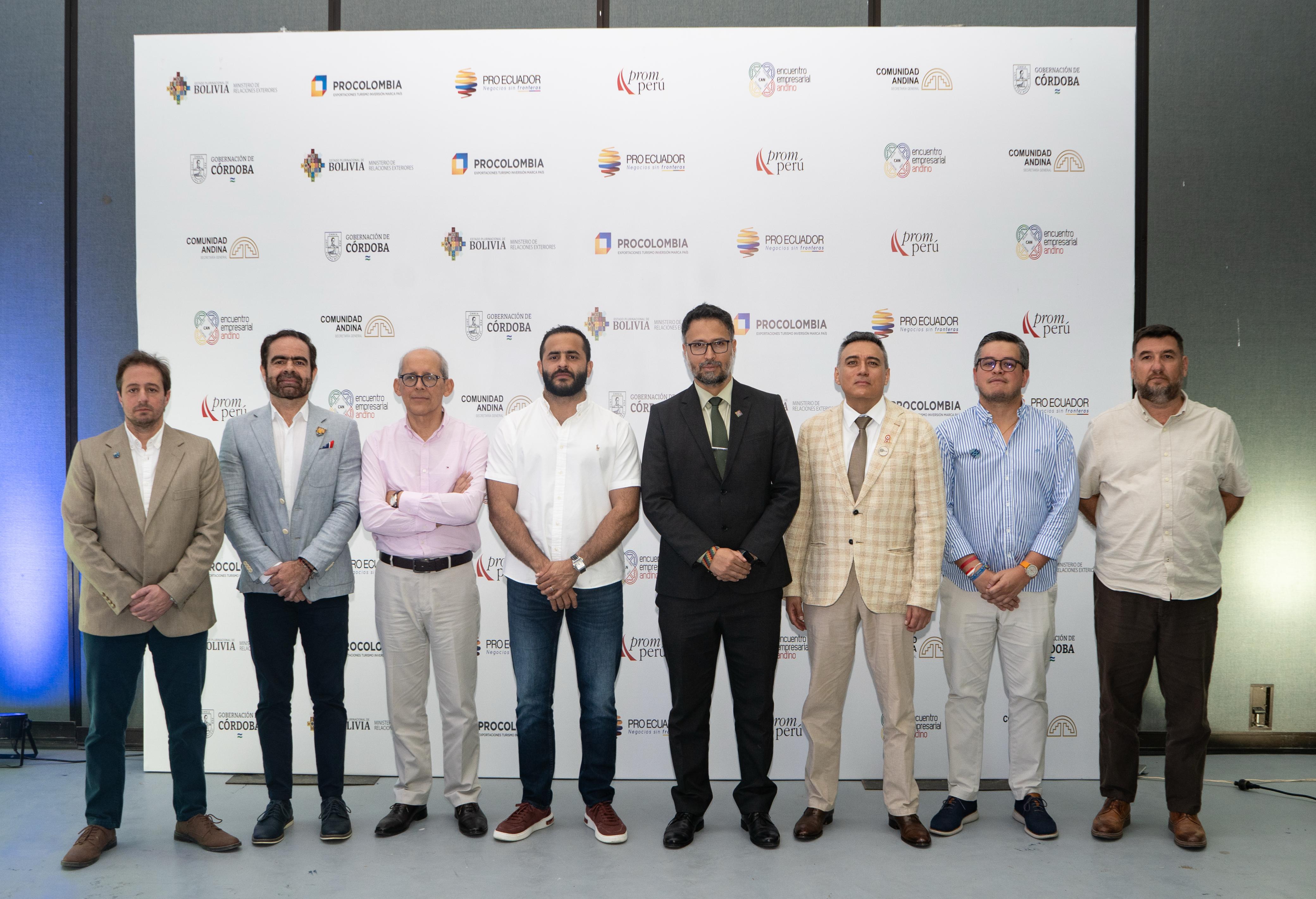 Exportadoras de Bolivia, Colombia, Ecuador y Perú participarán en el XIV Encuentro Empresarial Andino 2025 en agosto