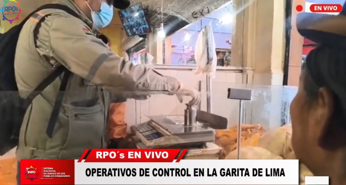 Verifican estado de balanzas en mercados de La Paz