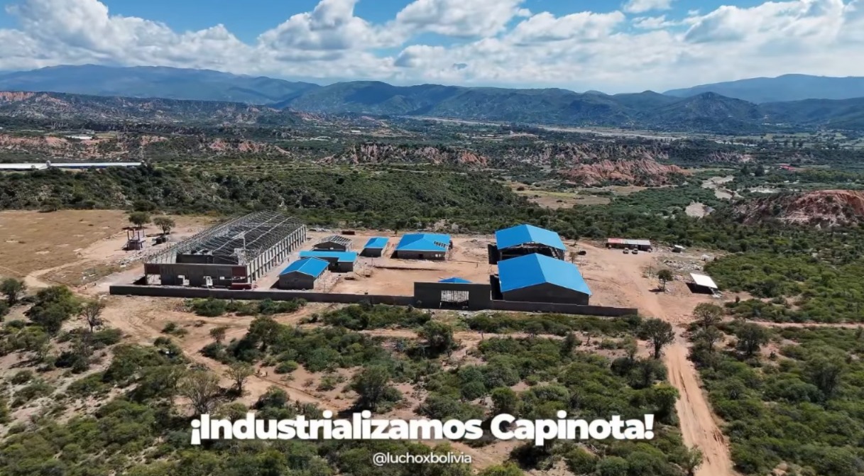 Planta de Agroinsumos que se construye en Capinota apunta a empoderar a 3.500 familias productoras