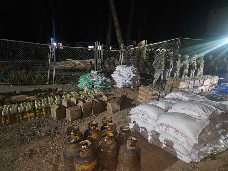 Armada incauta productos alimenticios de contrabando valuados en más de Bs 90.000