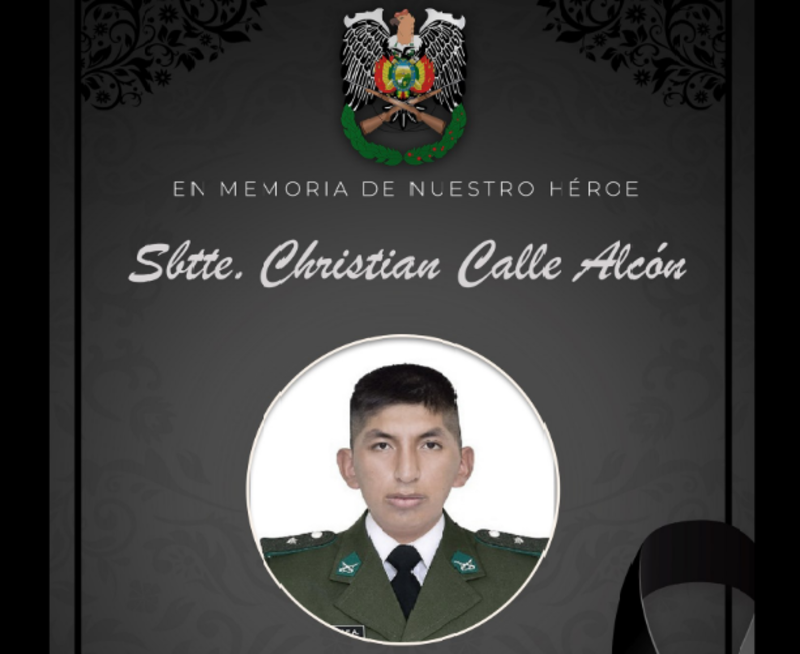 Arce expresa condolencias por la muerte del policía Calle y asegura que autores rendirán cuentas a la justiciaV