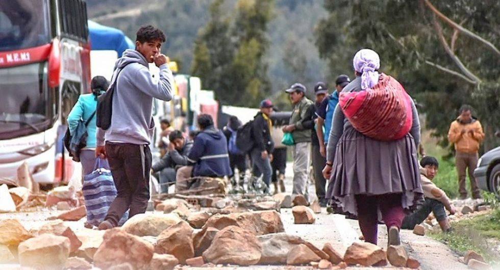 Bloqueos dejan pérdidas superior a los Bs 504 millones en 12 días de bloqueo evista