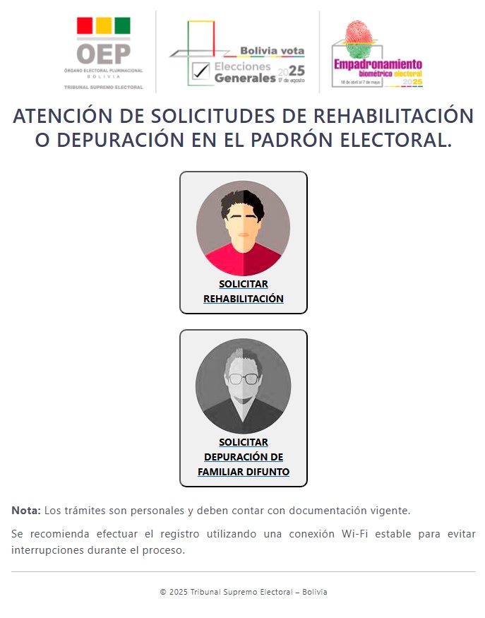 Este martes concluye plazo de trámites de rehabilitación en el padrón para votar en las elecciones