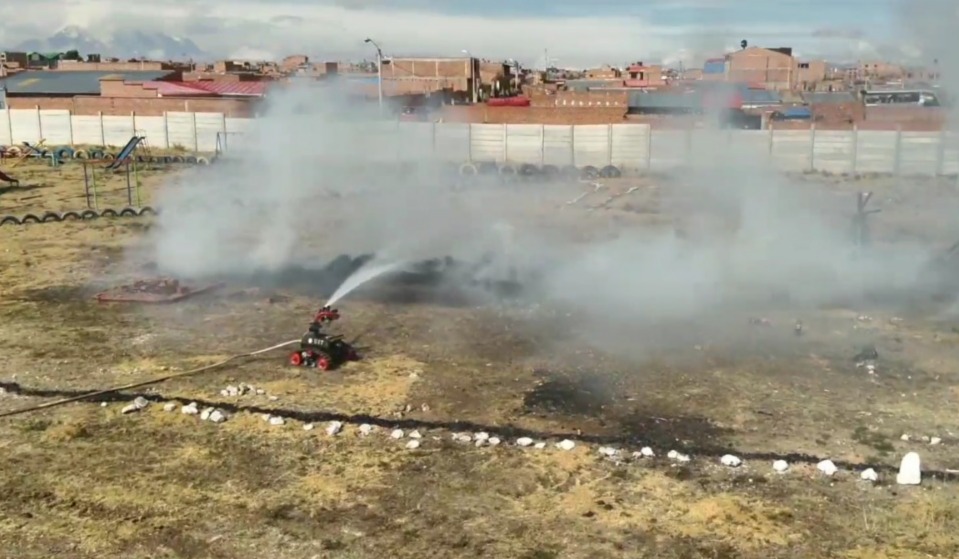 Carros y robots bomberos, parte de los tecnología contra los incendios forestales
