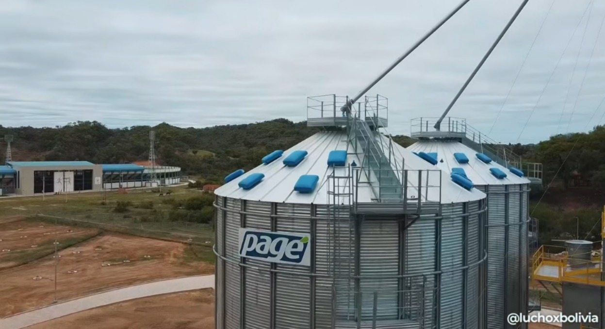 Construcción de la Planta de Almacenamiento y Balanceado de Maíz en Monteagudo alcanza al 90% de avance