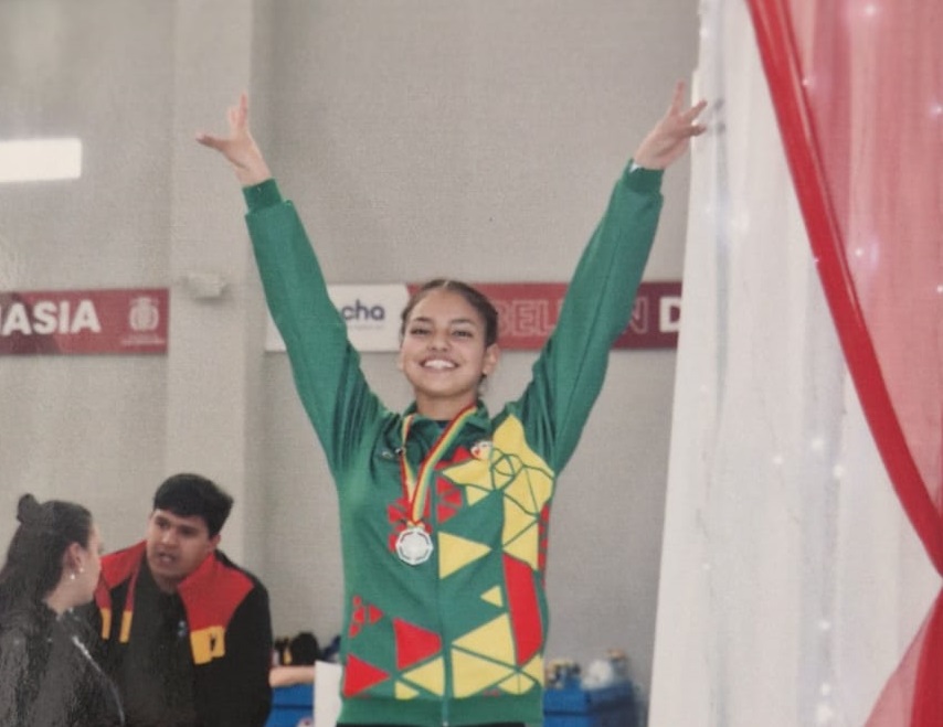 Monserrath de La Riva clasifica al mundial de gimnasia de trampolín en España