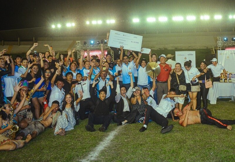 Limón Buri Band y la unidad educativa Antonio Vaca Díez ganan el Festival de Bandas de Bronce del Bicentenario en Pando
