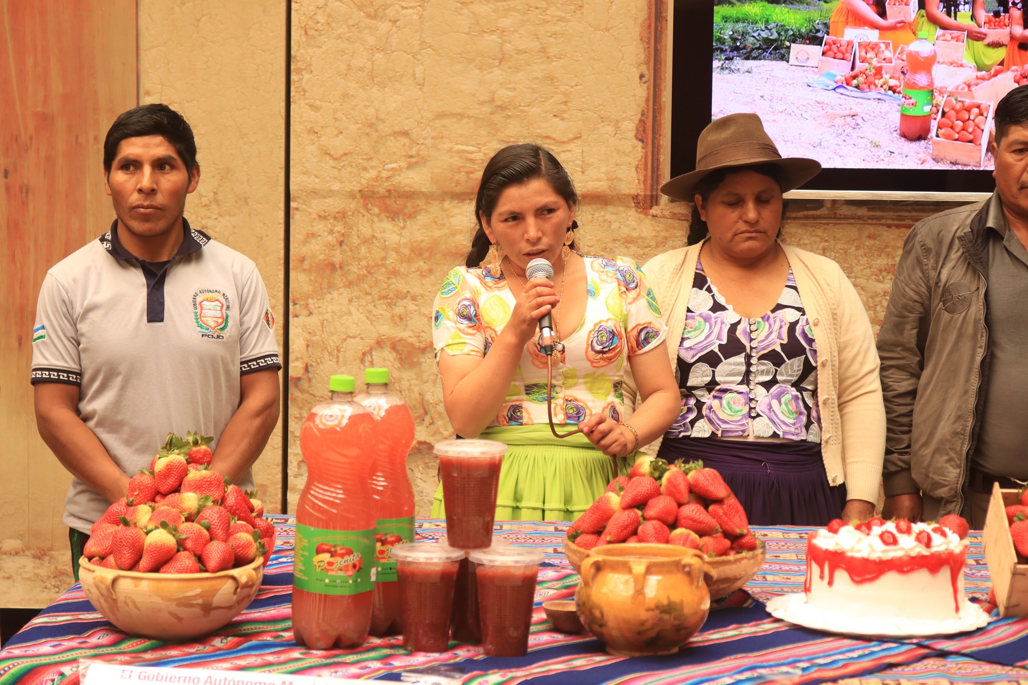 Pojo invita a la XV Feria de la Frutilla en la subcentral de Palca en Cochabamba