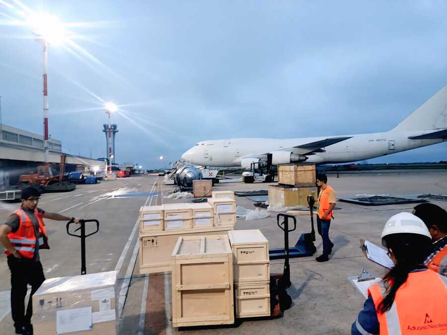 De Rusia llegan más de 50 toneladas en equipos tecnológico para el Reactor Nuclear de Investigación de El Alto