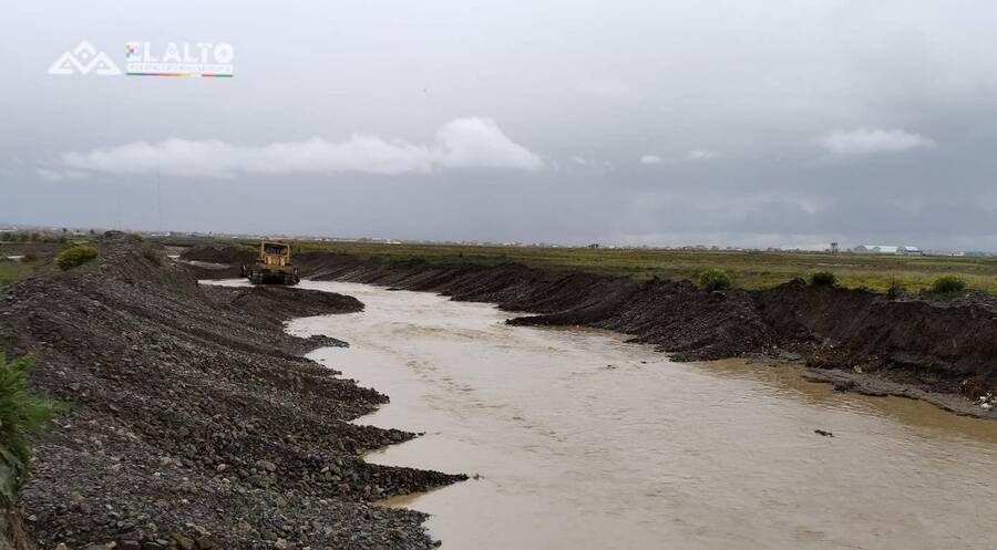 En El Alto se reportaron 9 emergencias por desborde de ríos el fin de semana