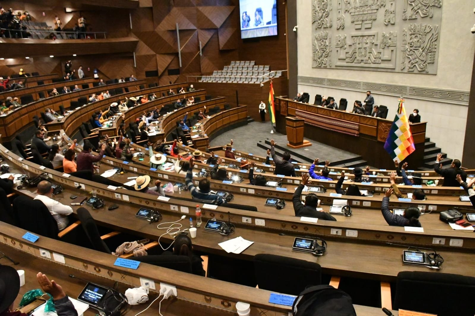 Pleno de la Asamblea Legislativa Plurinacional (ALP). Foto: Cámara de Diputados