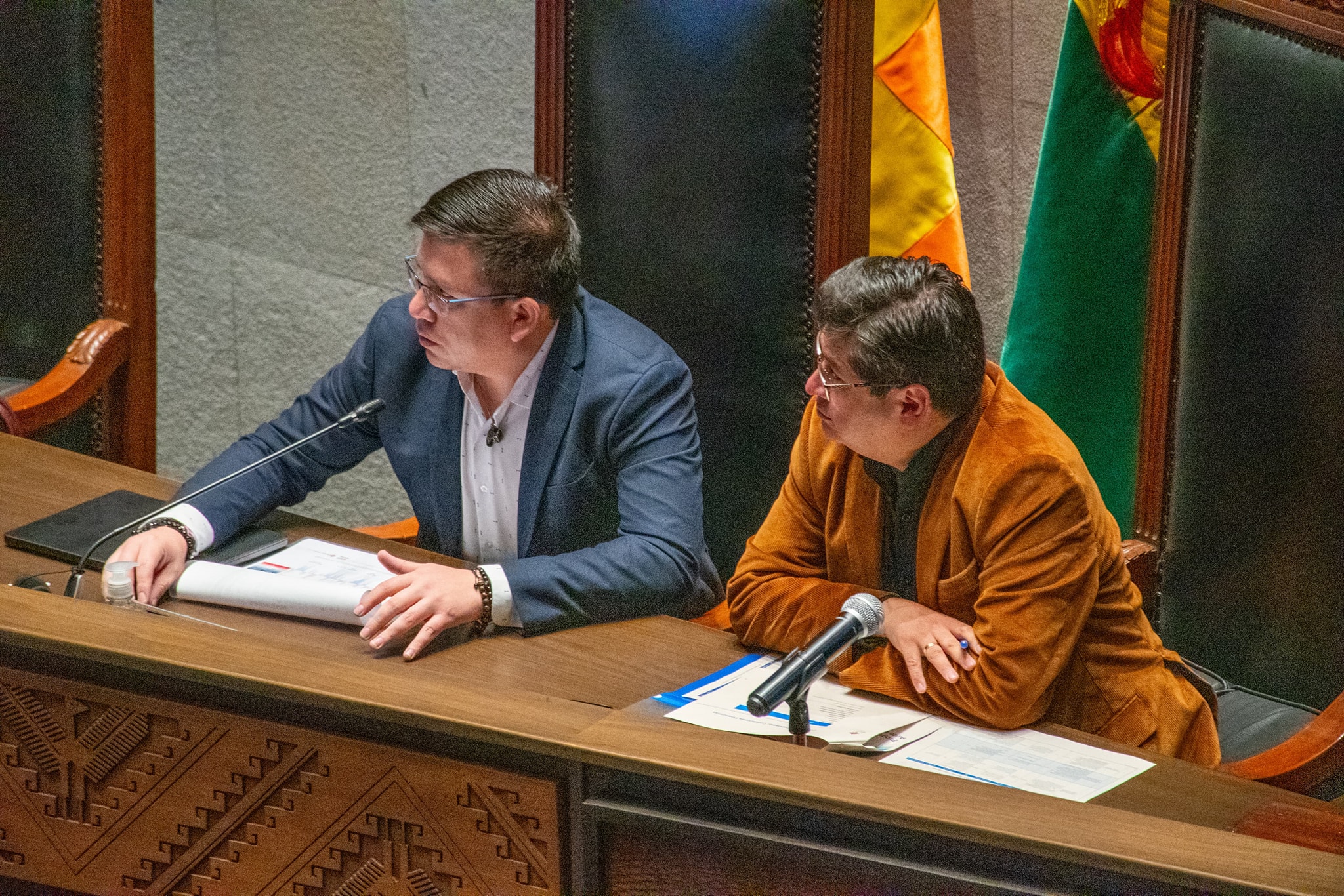 Ejecutivo explica ante el pleno del Senado crédito por $us 75 millones para emergencias por desastres naturales