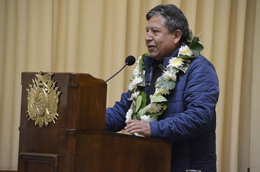 Choquehuanca destaca que la lucha del pueblo boliviano es por la unidad y no la división