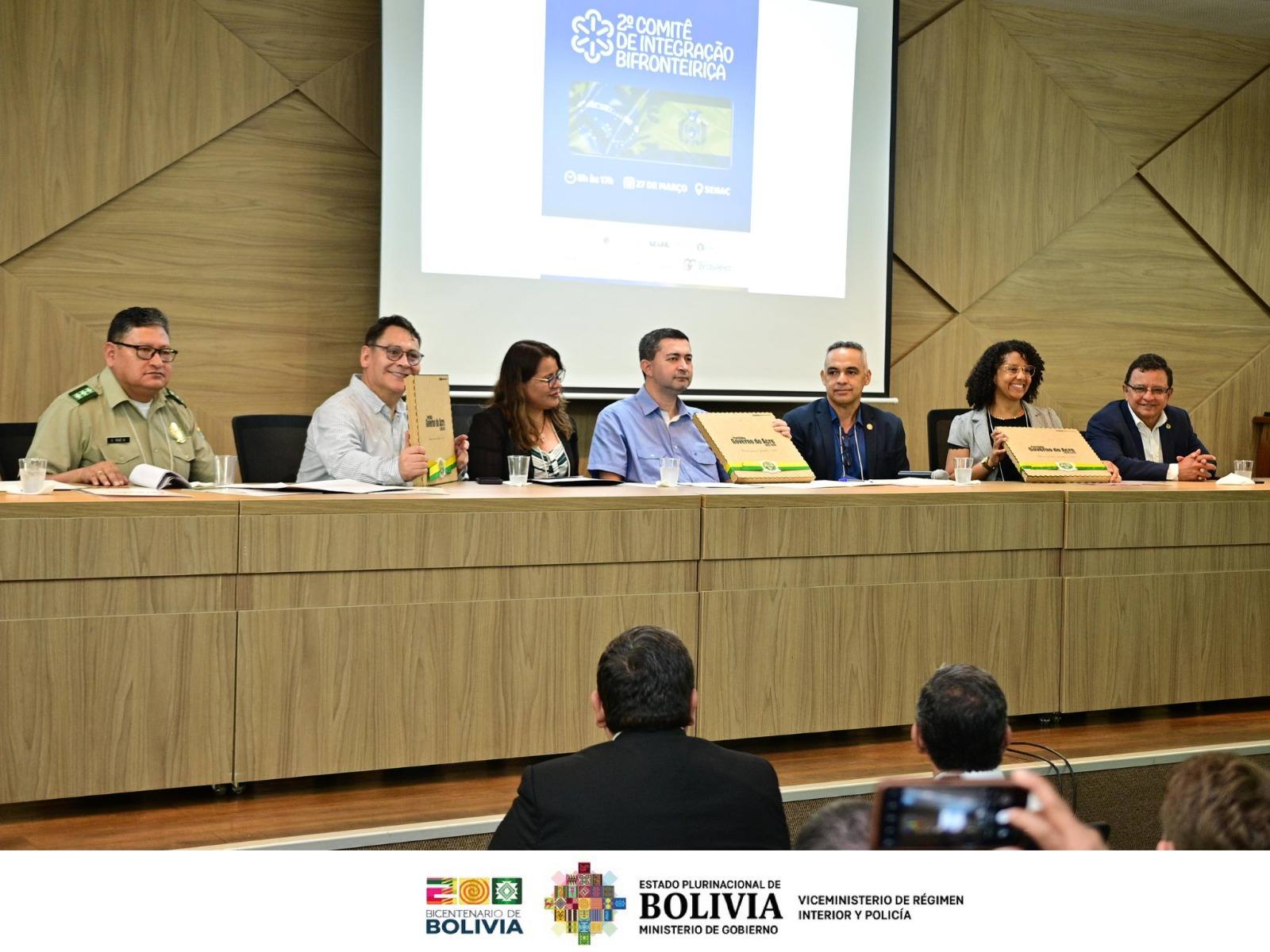 Priorizan seguridad, salud y educación en reunión bilateral para la integración fronteriza de Bolivia y Brasil