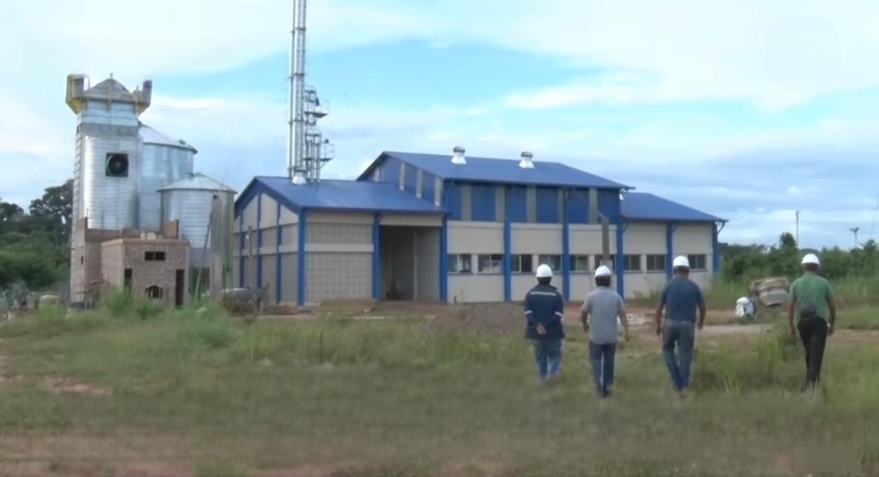 Planta procesadora de alimento balanceado y producción de semillas en Bella Flor, Pando. Captura: Btv