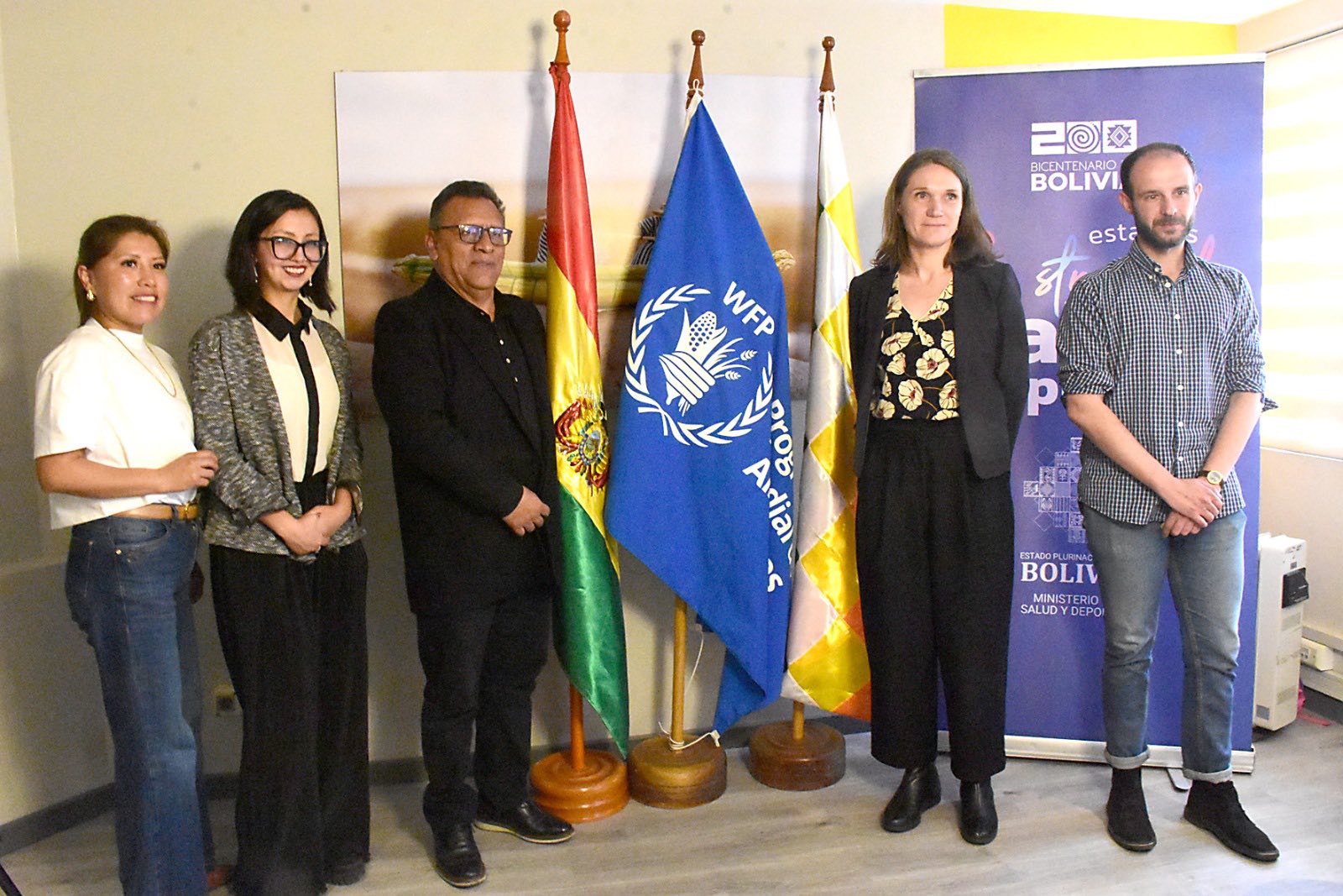 Francia y el Programa Mundial de Alimentos destacan avances de Bolivia en la nutrición de grupos vulnerables