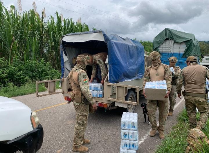 Militares intensifican controles fronterizos y afectan en más de Bs 37.000 al contrabando