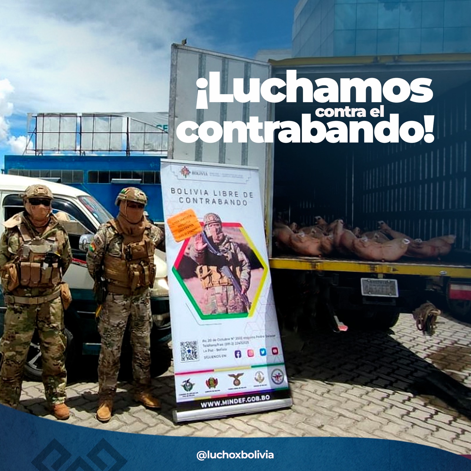 Intensifican la lucha contra el contrabando a la inversa y decomisan 95.400 kilos de carnes a abril