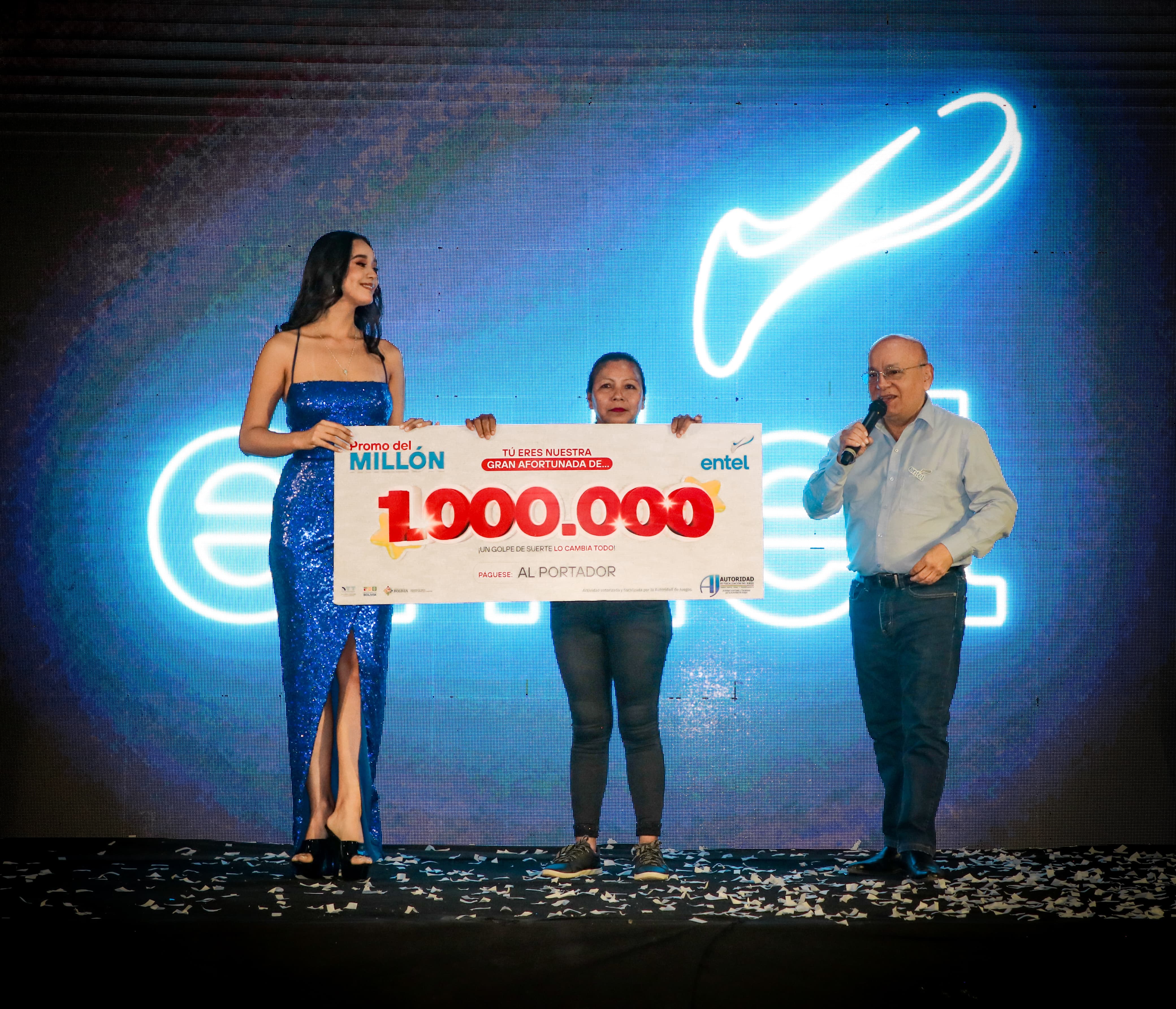 La “Promo del Millón” de Entel premia a cliente de Riberalta con Bs 1 millón 