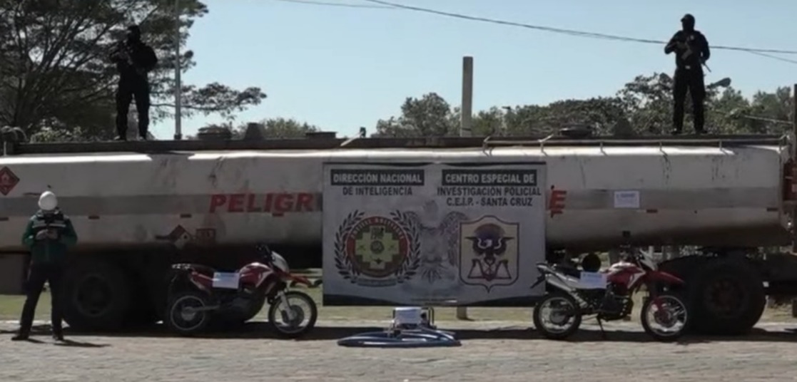 Cae red que acopiaba ilegalmente diésel en Santa Cruz, secuestran cisterna con alrededor de 24.000 litros