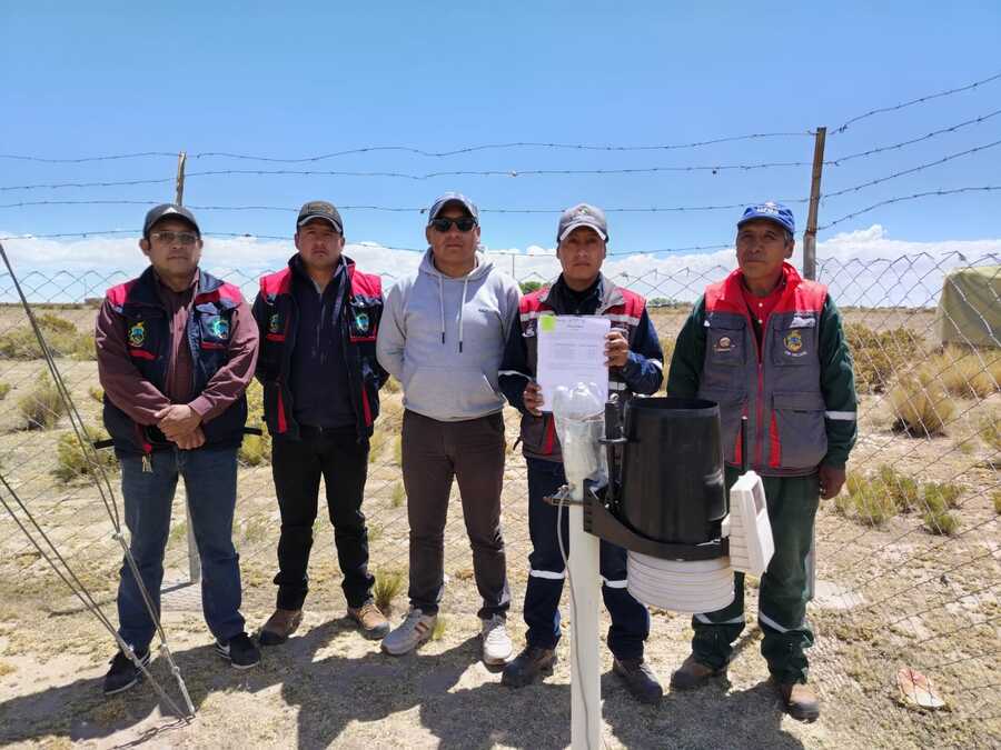 Senamhi y Alcaldía de Challapata acuerdan instalación de una estación meteorológica